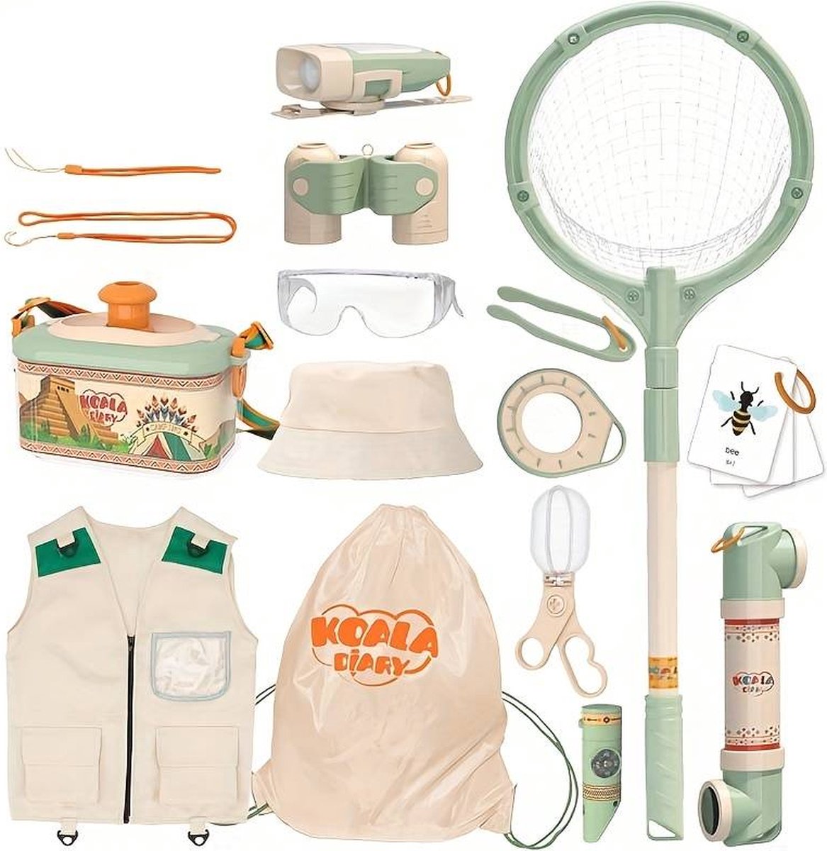 Koala Diary- Bug kit - Explorer set- Avontuurlijk speelgoed- Scouting speelgoed- Verjaardagscadeau- Insecten- Buiten speelgoed - DM OnlineProducts