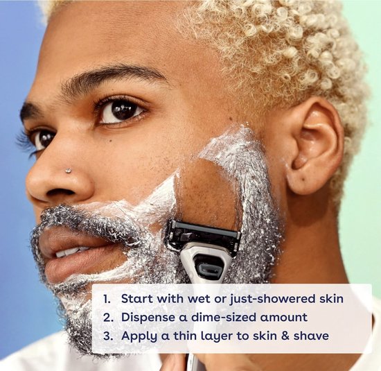 eos Men's UltraProtect Sensitive Skin Shave Cream Unscented 207ml bol