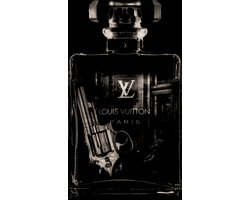 Royal Monogram – Dark Bottled Edition - Kristal Helder Galerie kwaliteit Plexiglas 5mm. - Blind Aluminium Ophang-frame - Luxe wanddecoratie - Fotokunst - professioneel verpakt en gratis bezorgd