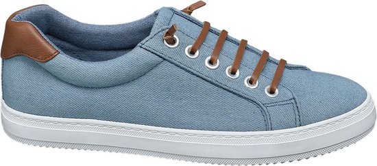 Vty Dames Blauwe jeans sneaker slip on - Maat 40 | bol.com