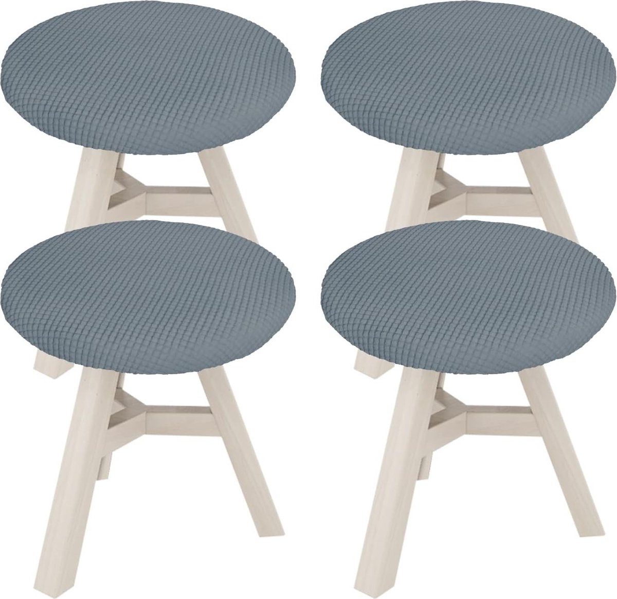 HuaLiSiJi Krukhoes Ronde Stoelhoezen Voor Kruk Wasbaar Onderhoudsvriendelijk Ademend en Duurzaam Voor 30-40 cm Ronde Kruk Diameter (2, Donkergoud HuaLiSiJi Krukhoes Ronde Stoelhoezen Voor Kruk Wasbaar Onderhoudsvriendelijk Ademend en Duurzaam Voor 30-40 cm Ronde Kruk Diameter (2, Donkergoud