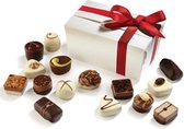 Doos gevuld met handgemaakte bonbons – Chocolade cadeau chocola bonbon 320 gram. Moederdag.