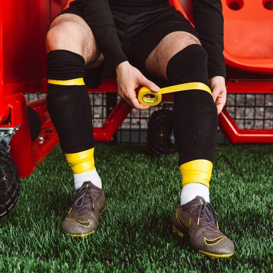 Ruban à chaussettes pour football 19 mm x 20 m Jaune par