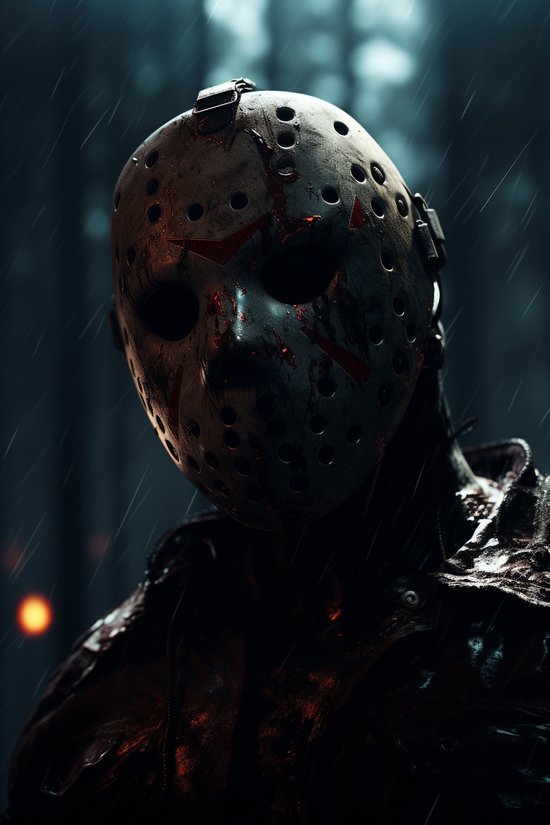 Jason Poster - Enge - Halloween - Halloween Decoratie - Halloween Versiering - Sint Maarten - Horror - posters - formaat 60x90cm - 885