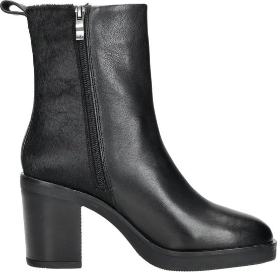 Maruti Steffi Enkellaarsjes op hak Zwart Black Pony Black Offwhite 39 bol
