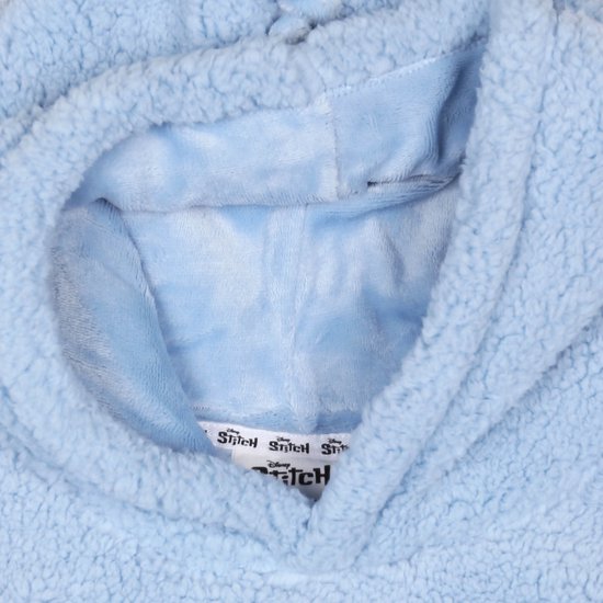 Stitch Disney Sweat/robe femme, couverture à capuche bleue