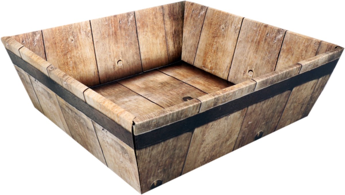 Bierverpakking | Biermand | Beer barrel | Golfkarton | 31x29x10cm | beige | 10 stuks