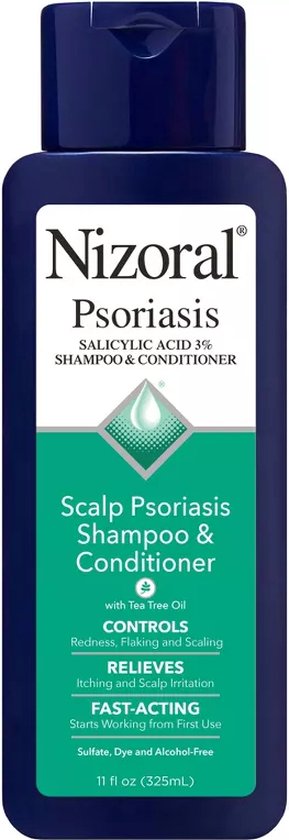 Nizoral Shampooing et revitalisant contre le psoriasis - pour cuir chevelu  - 325 ml | bol