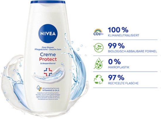 Nivea Duschgel Women Skin Delight Delicate Rose – 6er Pack (6 X 250 Ml)