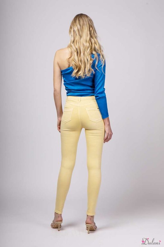 Pantalon Toxik3 taille haute skinny L185 amarillo