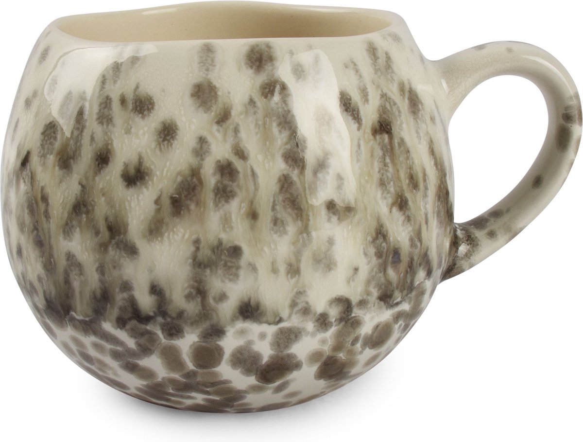 Salt&Pepper - Beker - 46cl - dotted grey - Muggies