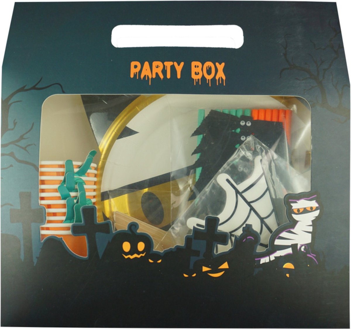 DYNASTRIB - 54-delig Halloween servies