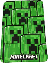 Mojang - Minecraft - Fleece Deken - Plaid - Creeper 100 x 140cm