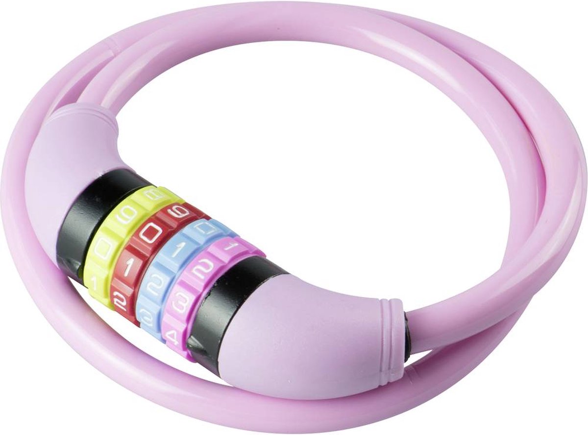 Burg Wächter 210 C 65 GIRLS Kabelslot Roze Cijferslot