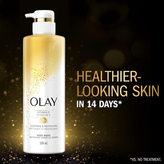 Olay - Cleansing & Brightening Body Wash - Vitamine C - Vitamine B3 -  Hydraterende -... | bol