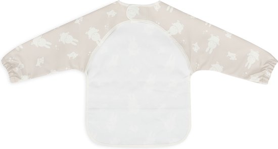 Jollein x Nijntje Slab Waterproof Met Mouw Miffy&Snuffy - Nougat van Jollein — afbeelding 2