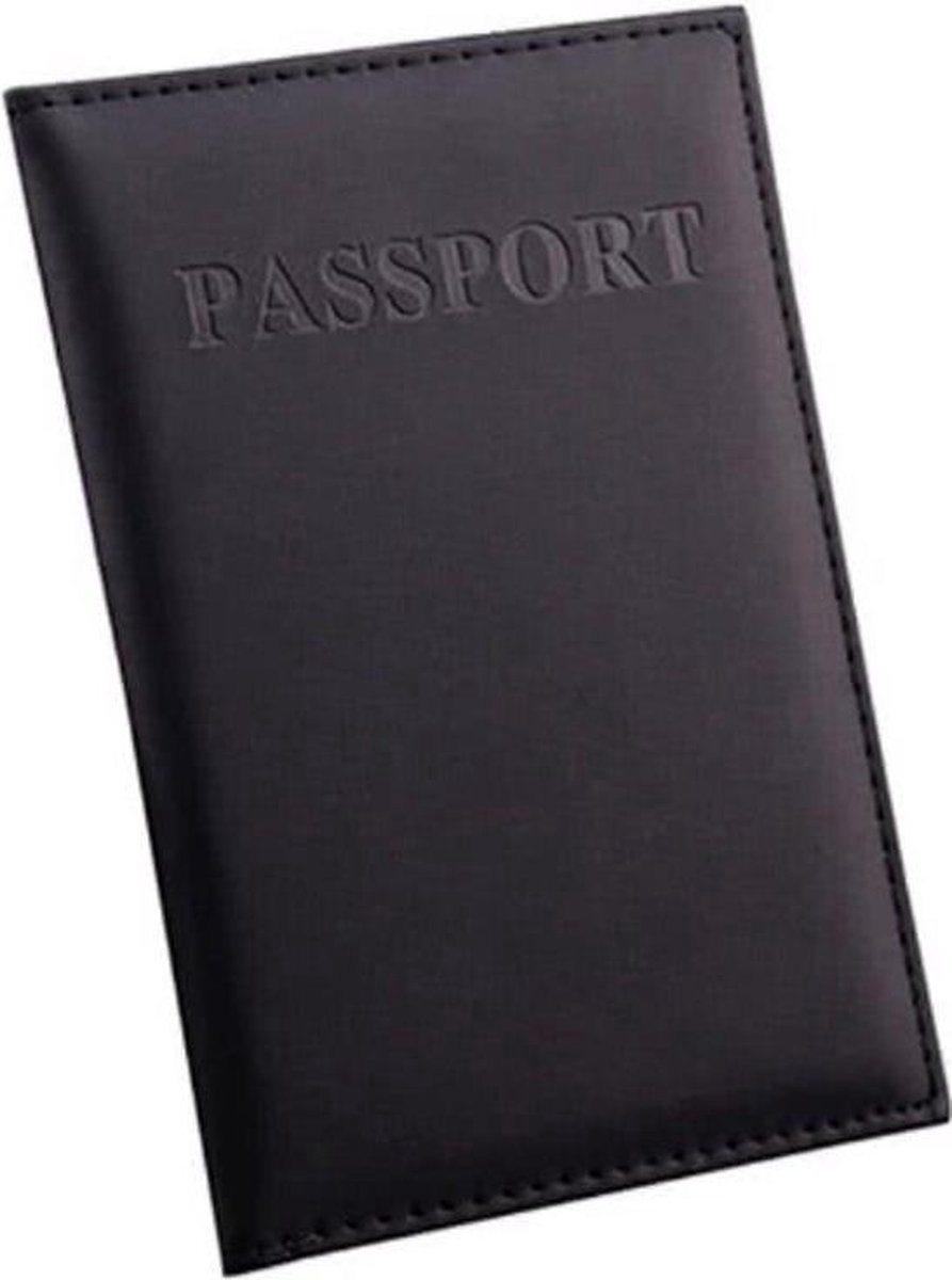 Jumada's - Paspoortbeschermhoes: Zwarte Cover voor Paspoorthouder - paspoort Mapje