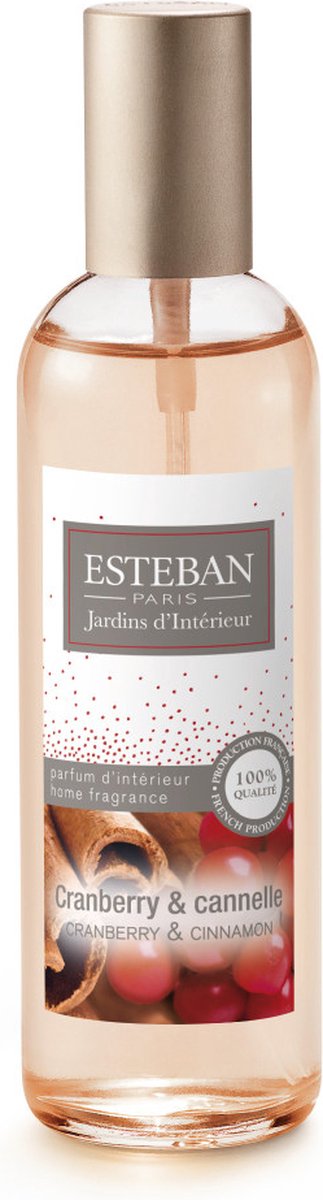 Esteban Cranberry et Cannelle Roomspray 100ml
