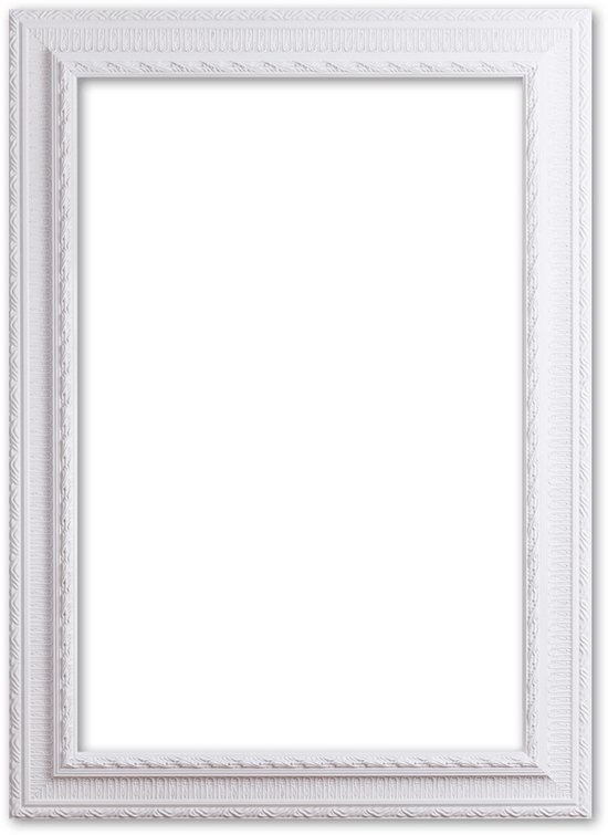 Barok Lijst 45x60 cm Wit - Dakota
