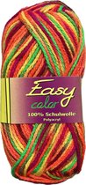 Easy Color - 3 bollen gemêleerd acryl garen (1370) Oranje/geel
