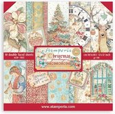 Stamperia - Christmas Greetings 12x12 Inch Paper Pack (SBBL137)
