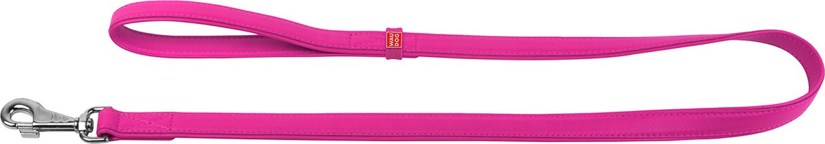 WAUDOG Glamour Hondenriem / Hondenlijn - Leder - Roze - S-M - Breedte: 18 mm - Lengte: 122 cm