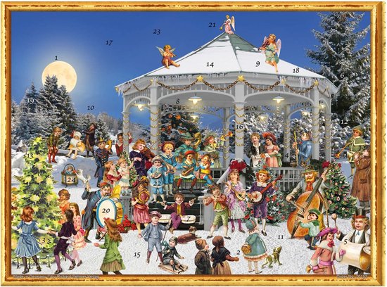 Adventskalender, viktorianisch "Am Pavillon"