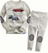 Pyjama kinderen - Jongens Pyjamaset auto - Racing Car - Raceauto - Maat 98-104 (4T)