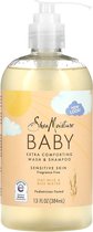 Shea Moisture Baby Extra Comforting - Wash & Shampoo - Oat Milk & Rice Water - 384 ml