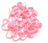 Plastic veiligheidsspelden - 100 stuks - veiligheidsspelden klein - Roze