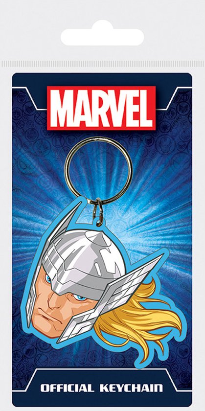 Foto: Marvel avengers thor hoofd sleutelhanger rubber