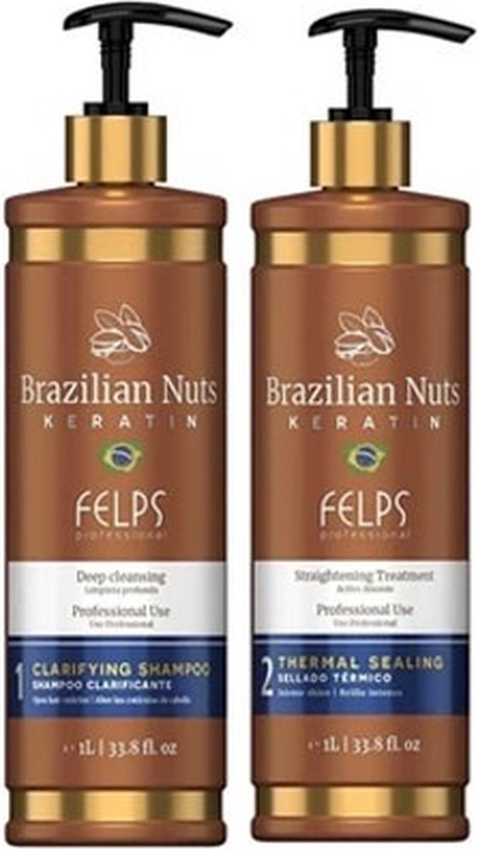 FELPS KERATIN BRAZILIAN NUTS 2 X 1 L