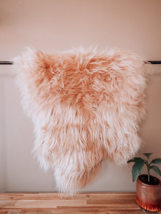 Tapis peau de mouton islandais blanc