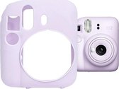 YONO Coque en Siliconen adaptée pour Fujifilm Instax Mini 12 - Skin Case - Lilas Violet