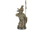 Bronze Indien, Torse d'un guerrier, Image de sculpture, Art classique