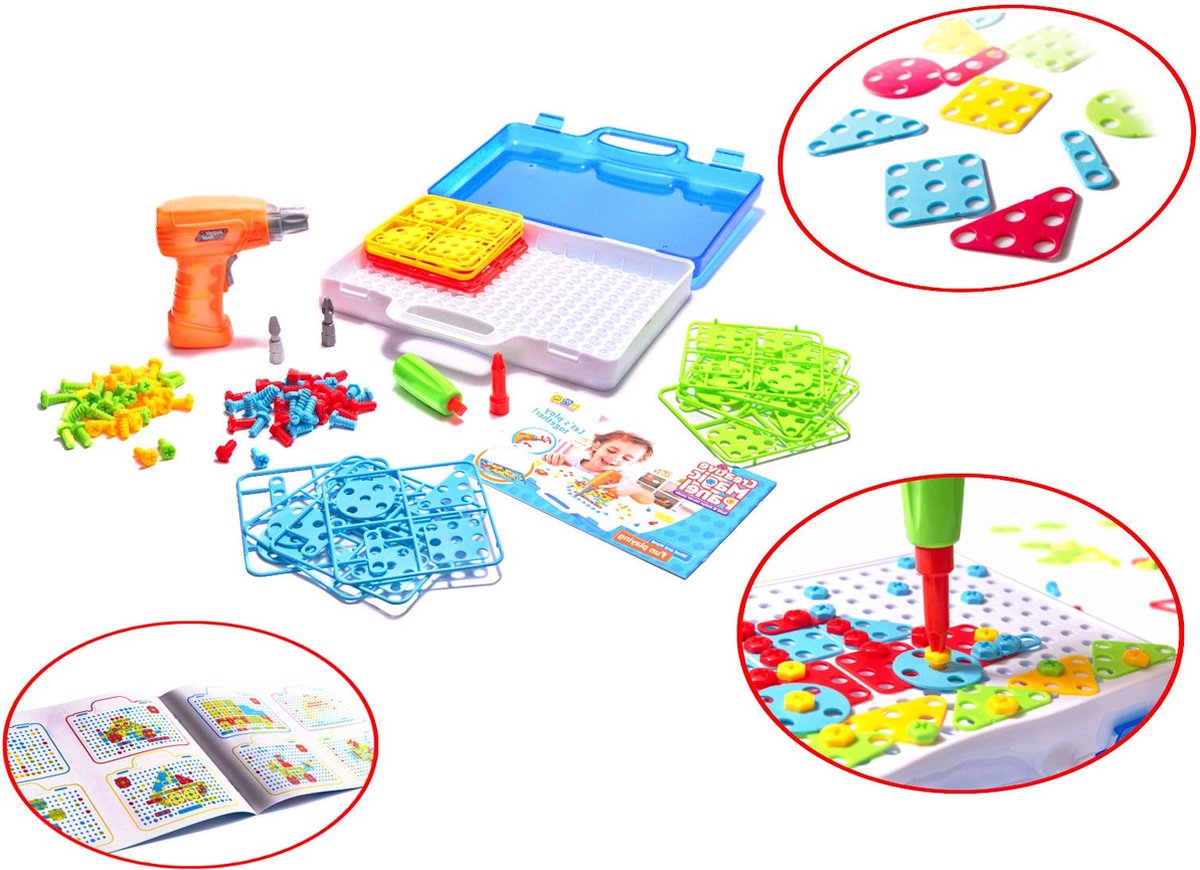 237 Pièces Mosaique Enfant Puzzle 3D Jeu Construction Jouet