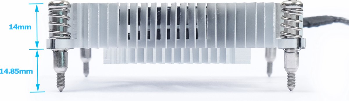 Lc-Power Lc-Cc-65 Cpu Cooler - Low Profile Cpu-Koeler - 65 Mm Fan 75W Tdp - afbeelding 6