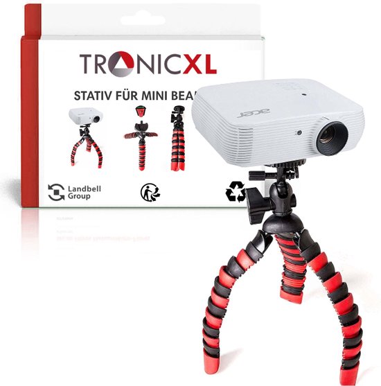 TronicXL Tripod19P - Trépied pour projecteur 1/4 - Compatible avec  Philips, BenQ, Asus, Acer, Epson, Sony, Panasonic, WiMiUS, TOUMEI, Merisny,  QKK