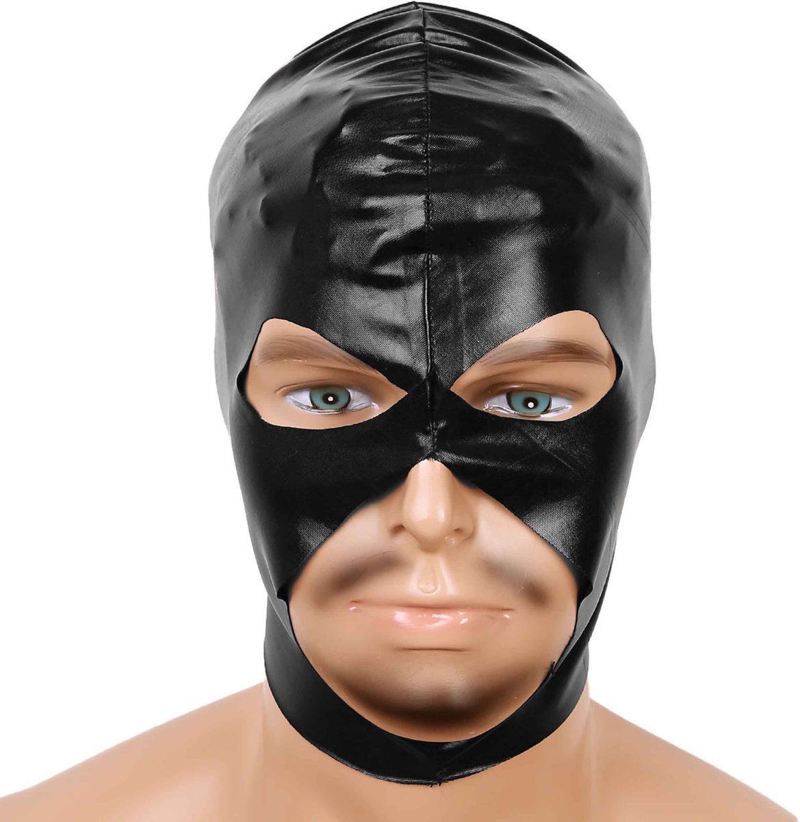 Masque de sexe, Latex, Cagoule SM, masque de sexe, Taille unique, Masque BDSM