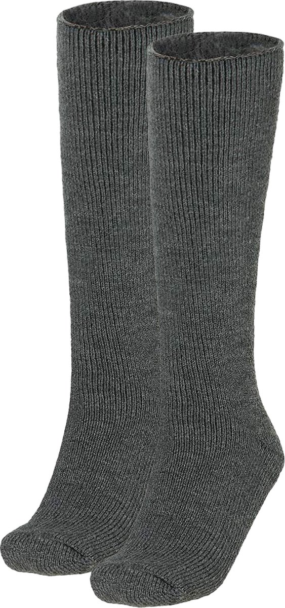 Heatkeeper - Kniekousen thermo dames - 36/41 - Antraciet - 1-Paar - Kniekousen dames