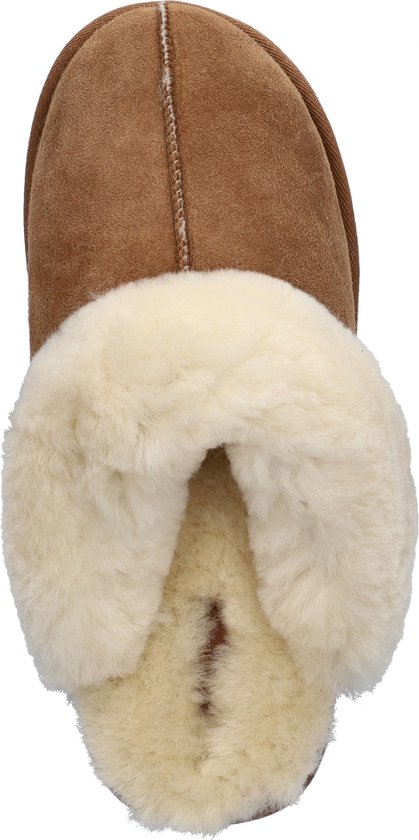 Shepherd Jessica Dames Pantoffels - Chestnut - Maat 40