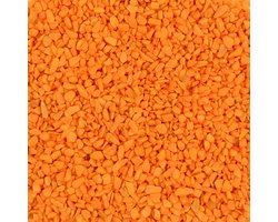 Aquariumgrind ORANJE - Bodembedekking Steentjes Gekleurd 4-6mm - 1KG