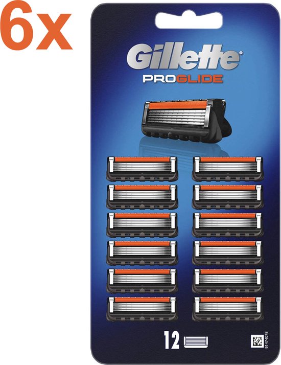 Gillette Fusion5 - ProGlide - Scheermesjes/Navulmesjes - 72 Stuks - Voordeelverpakking