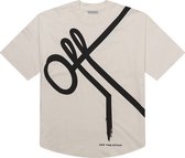 Off The Pitch Direction Oversized T-Shirt Grijs - Maat: M