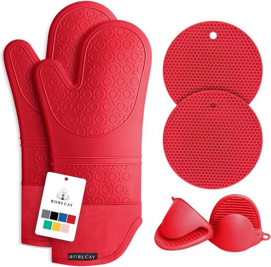 Gants De Cuisine Akita Inu Adorables - Résistants à La Chaleur Avec Maniques, Idéal Four Et Barbecue