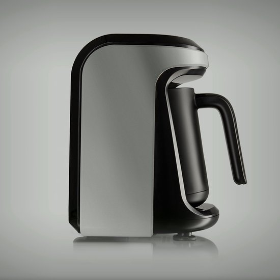 Karaca- Hatir Hup- Antrasit ,KARACA Hatir Hup Turks koffiezetapparaat, antrasit, voor 5 personen, 535 W, volautomatische koffiemachine, Turkse koffiemachine, eenvoudige koffie, traditioneel koffiezetapparaat