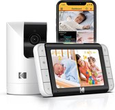 Luxe babyfoon met camera - baby monitor - met app - beweginssensor
