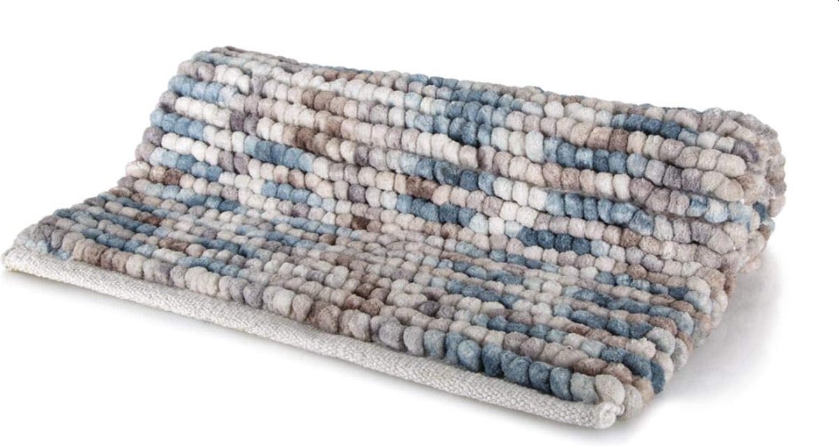 Spirella badmat, badmat, douchemat, microvezel, hoogpolig pluizig | antislip | geschikt voor vloerverwarming | 60x90cm | Bes