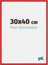 Fotolijst 30x40 cm - Aluminium - Rood Ferrari - New York