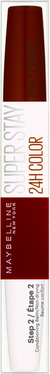 Maybelline - SuperStay 24H Liquid Lipstick 585 Burgundy - 3 x 1 stuk - Voordeelverpakking